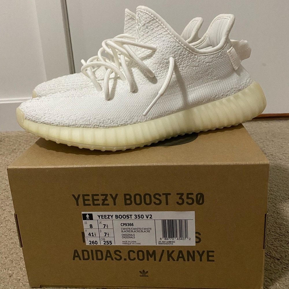 Adidas Yeezy Boost 350 V2 White Sneakers